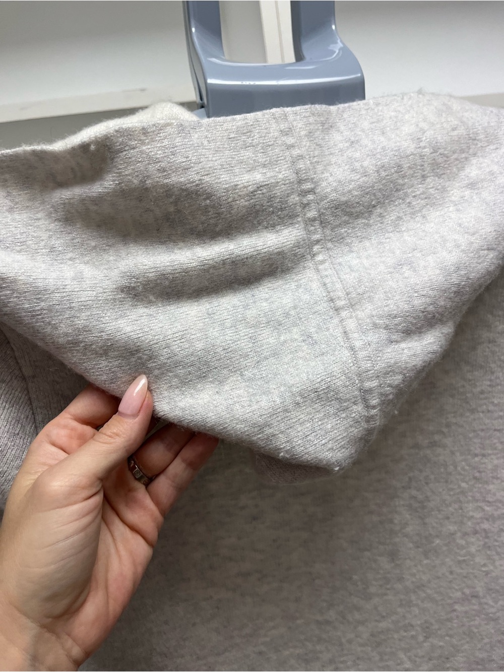 Club Monaco Light Gray Hooded Open-Front Cardigan - Picture 5 of 6